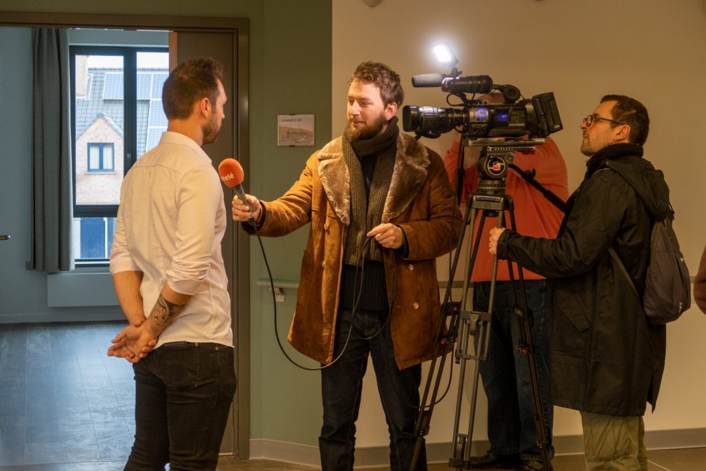 Visite de la presse au Home Sacré-Cœur