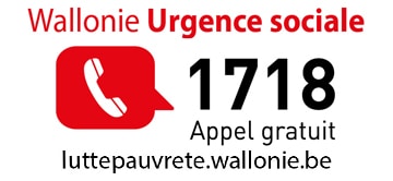 Wallonie Urgence Sociale : Numéro gratuit 1718